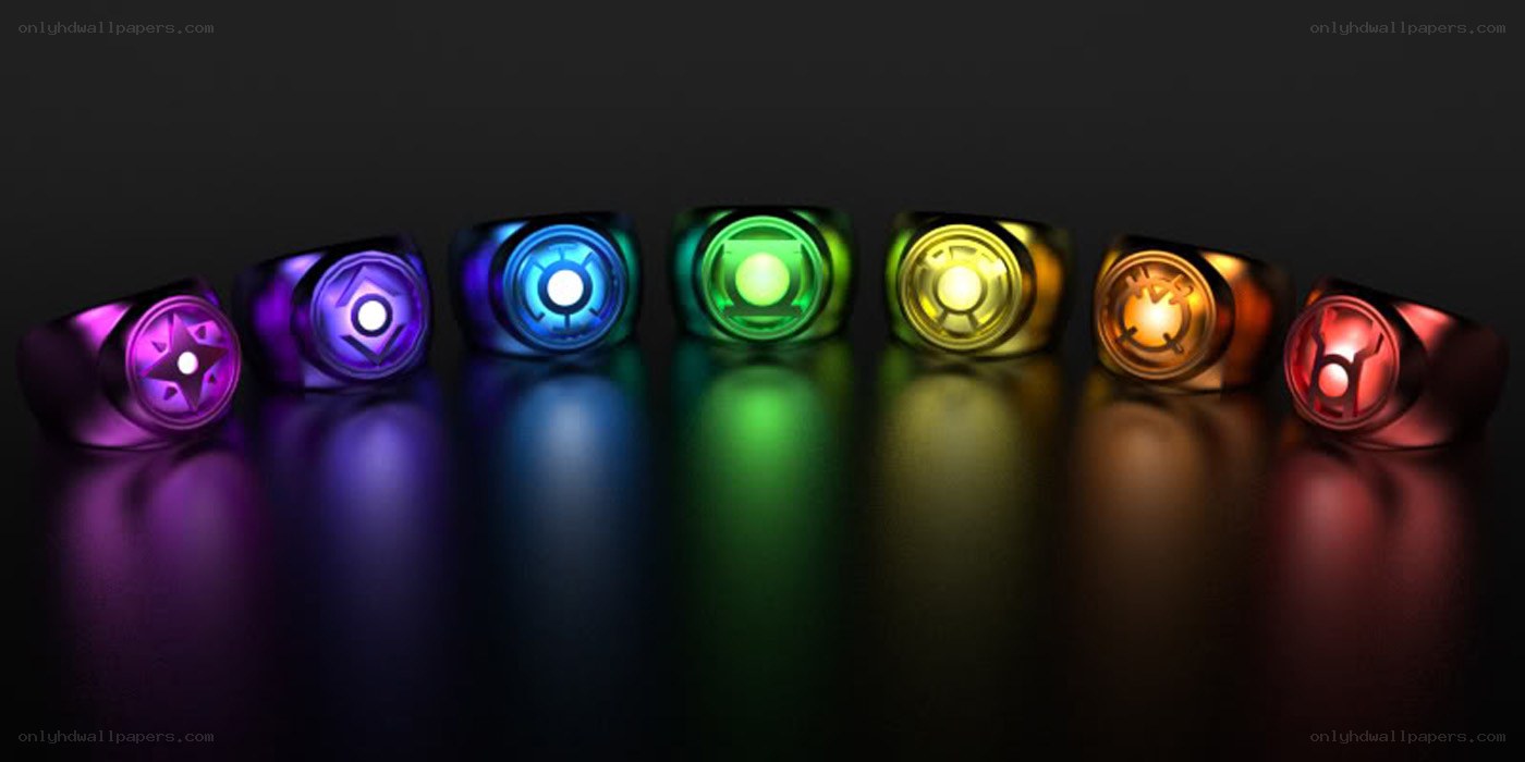 Seven colored power rings