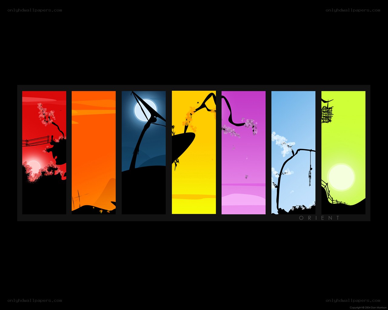Seven Colorful Panels