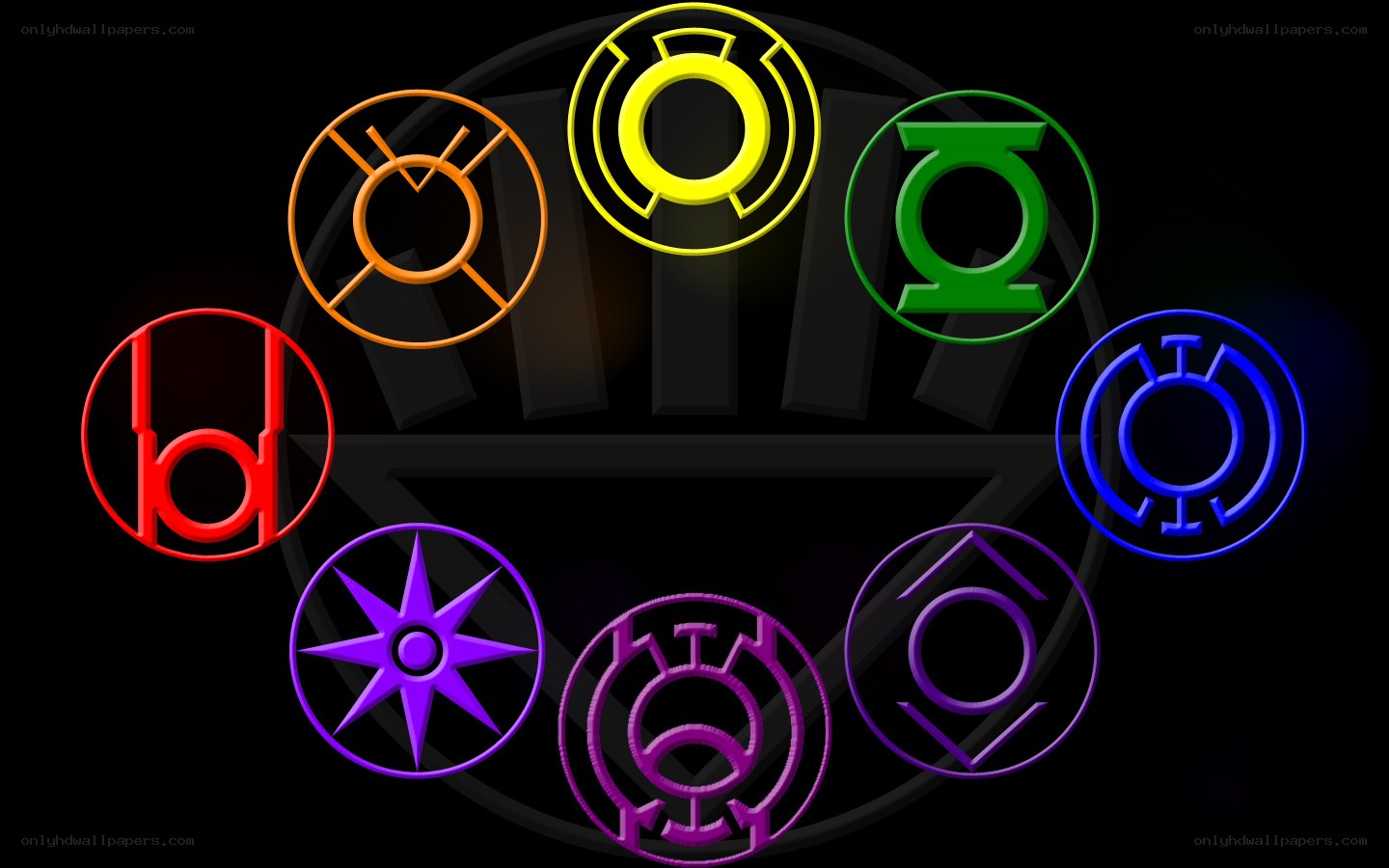 Seven Corps Lantern Symbols