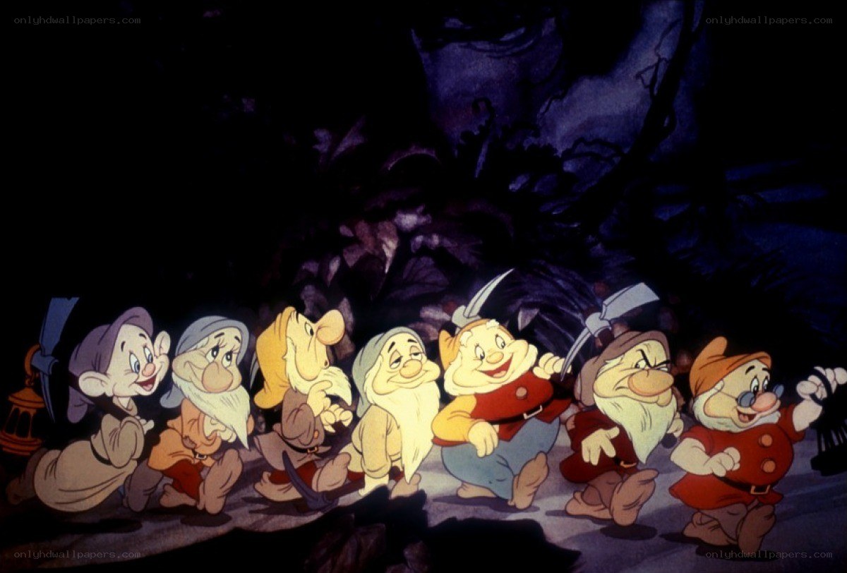 Seven dwarfs in a cave