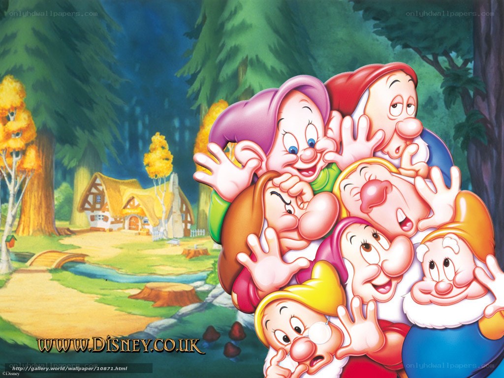 Seven Dwarfs in the forest