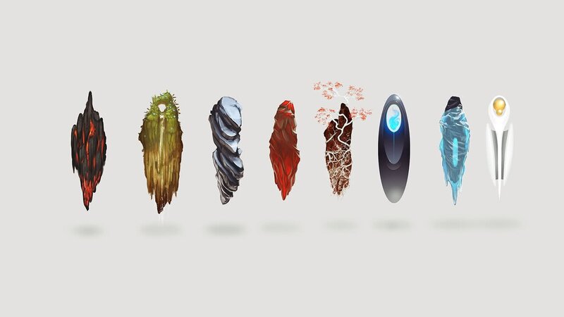 Seven Elemental Artifacts — Black