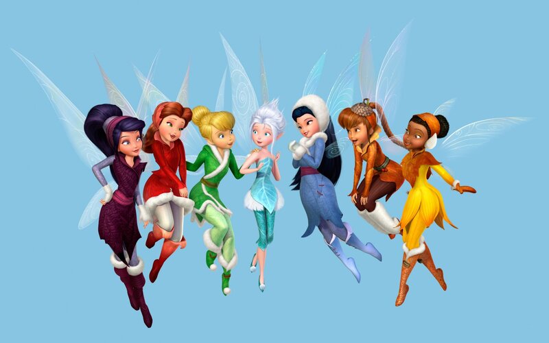 Seven Fairies Flying