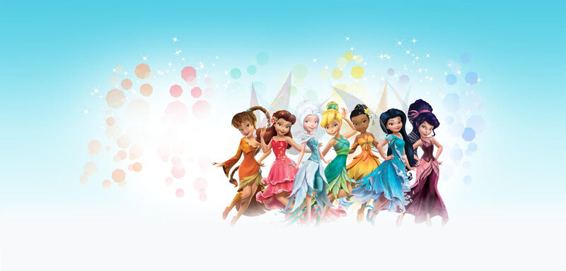 Seven Fairies in Dresses