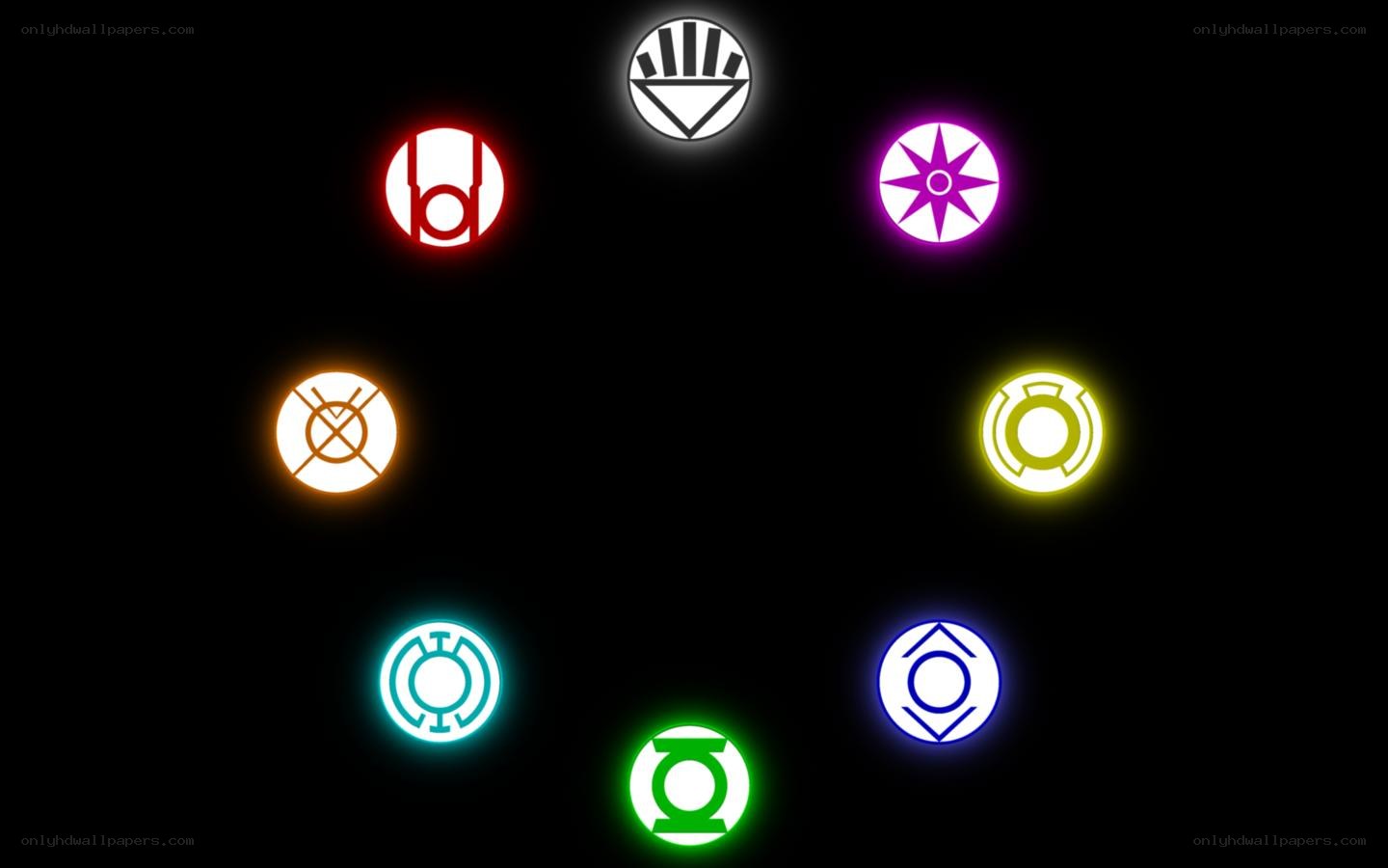 Seven Lantern Corps symbols