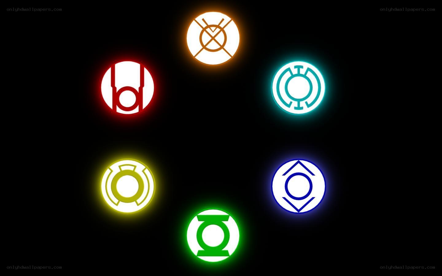 Seven Lantern Corps symbols