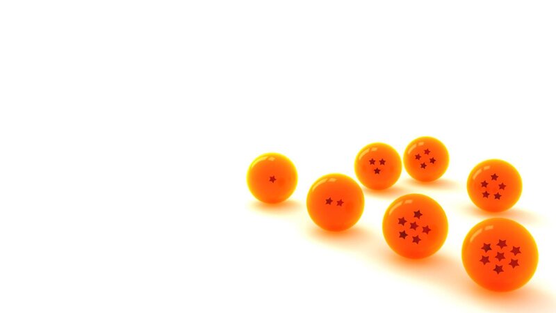 Seven Orange Spheres — Minimalist