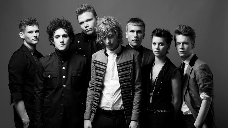 Seven People in Formal Wear