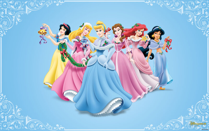 Seven Princesses in Dresses