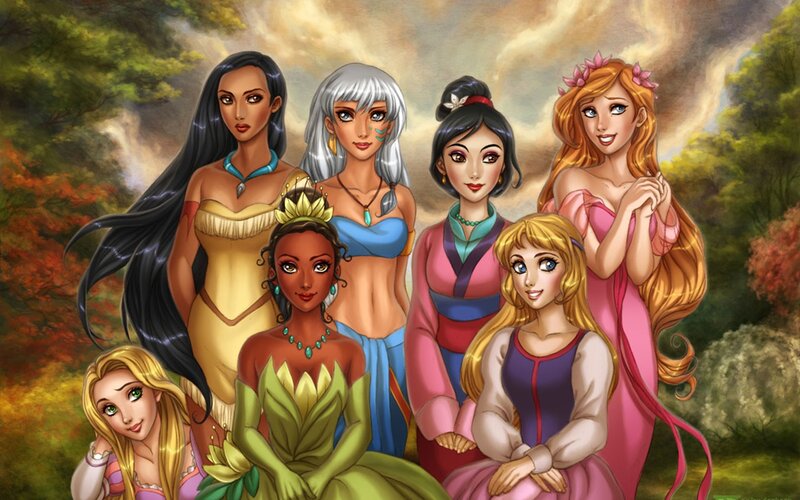 Seven Princesses in Forest