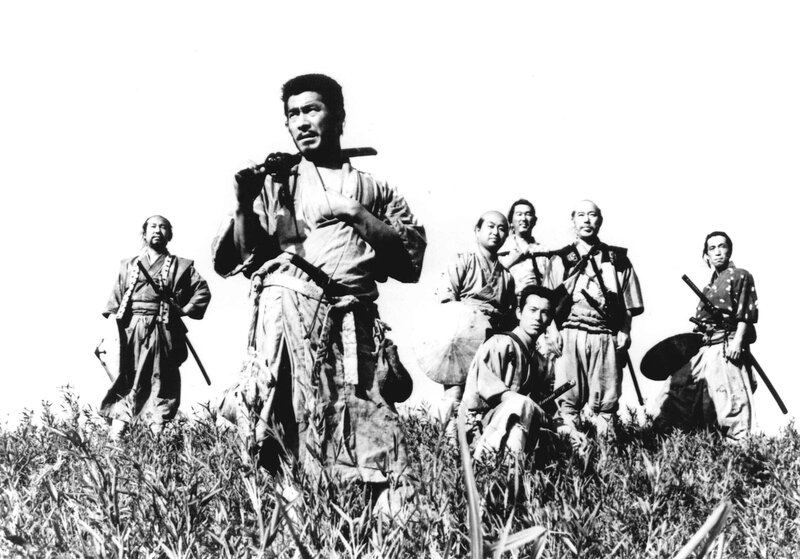 Seven Samurai group portrait