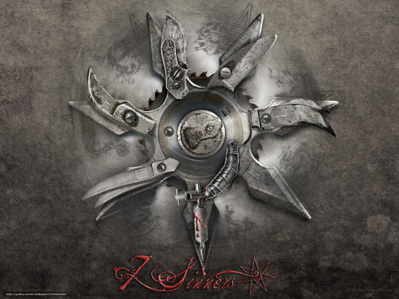 Seven Sins Weapon Art