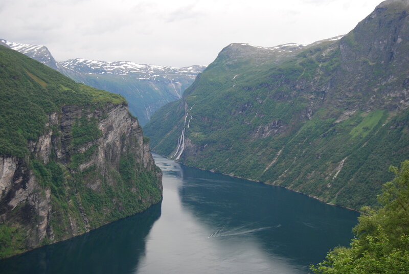 Seven Sisters waterfall in Norway