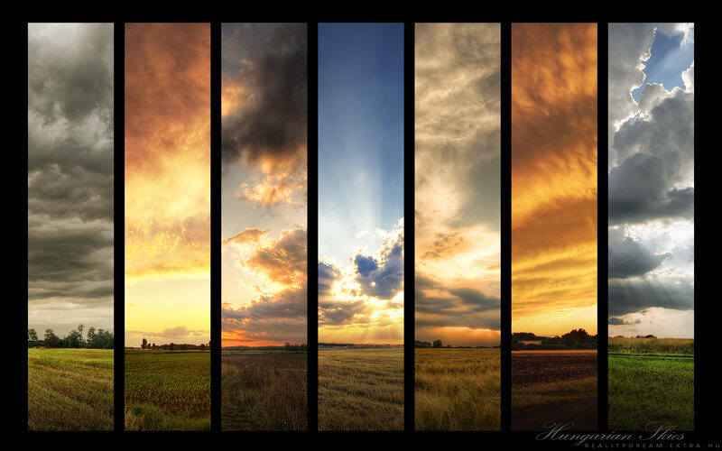Seven Skies Collage