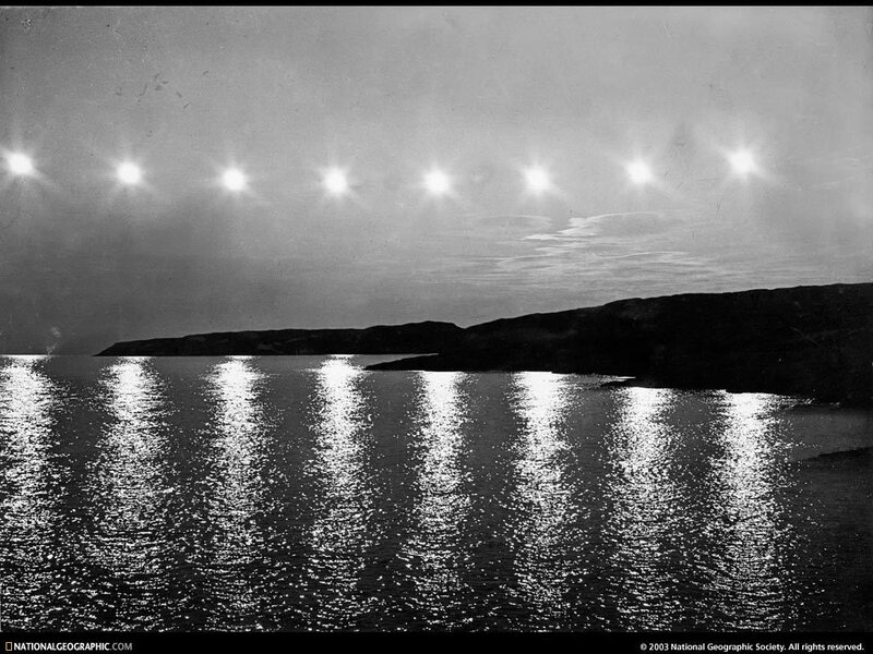 Seven Suns Over Water
