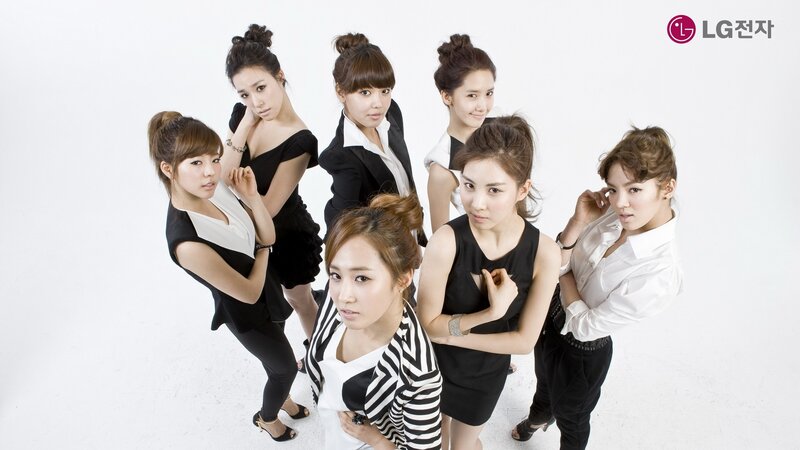 Seven Women in Black and White — Confident