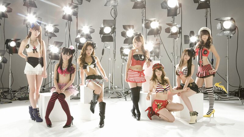 Seven Women in Costumes — Red