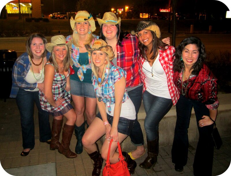 Seven Women in Cowboy Hats