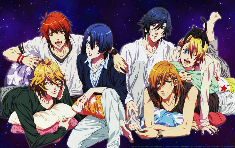 Seven Young Men in Pajamas