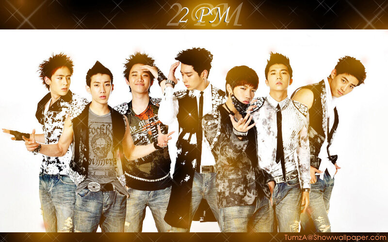 Seven Young Men Posing — White