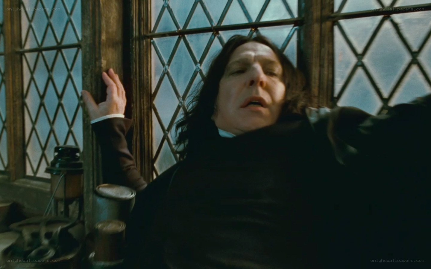 Severus Snape in distress