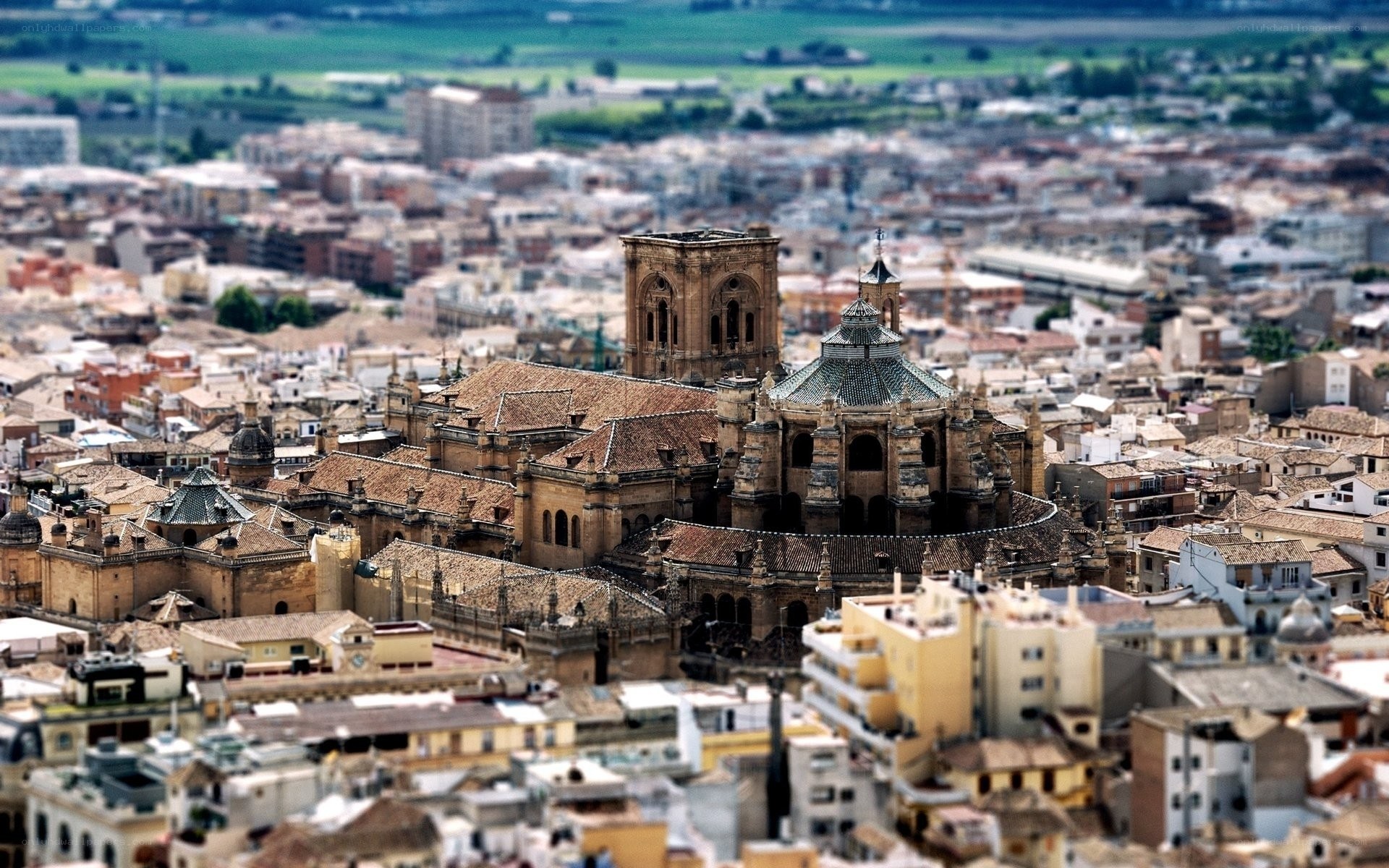Seville Cathedral aerial view