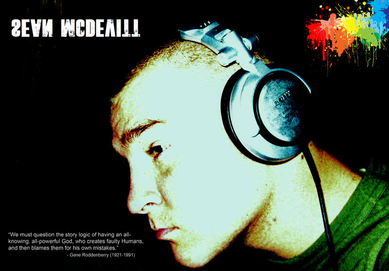 Sevn McDevitt with headphones