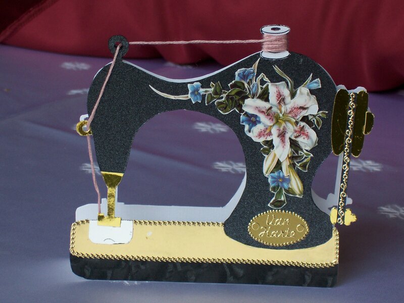 sewing machine craft decoration