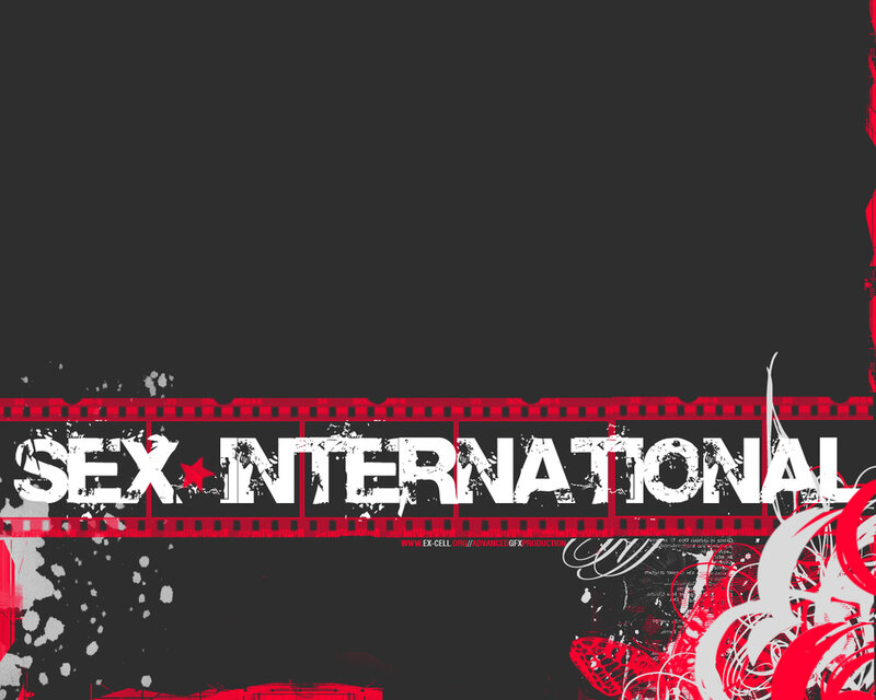 Sex International logo design