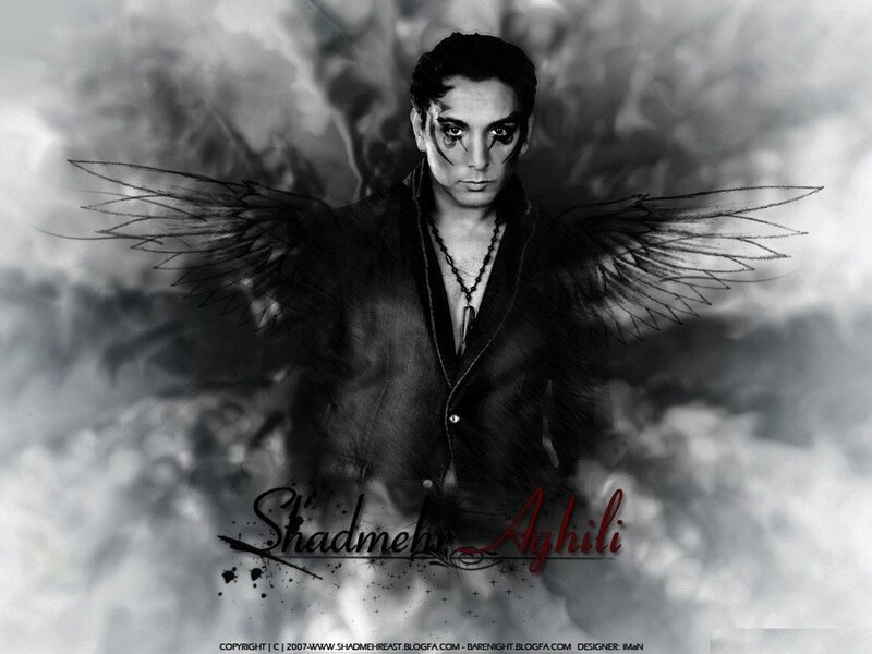 Shadmehr Aghili with angel wings
