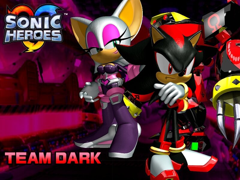 Shadow and Rouge Characters — Black