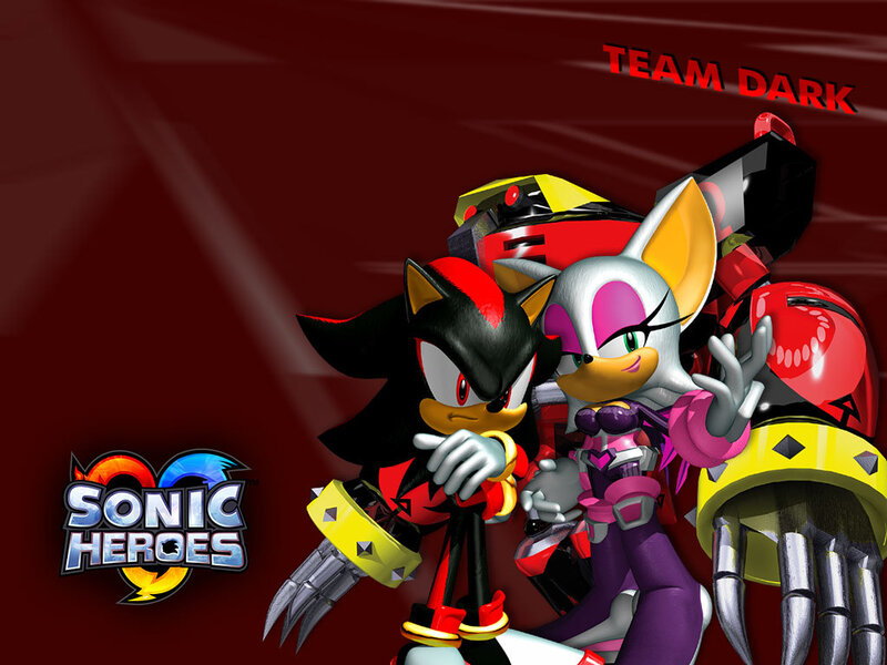 Shadow and Rouge Characters — Red