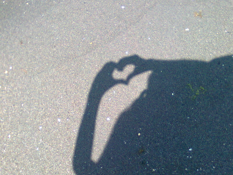Shadow Making Heart Shape