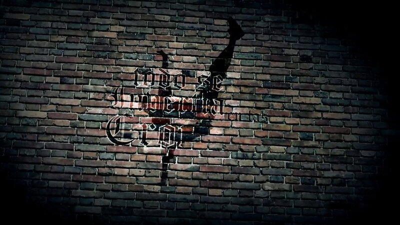 Shadow of Person on Brick Wall