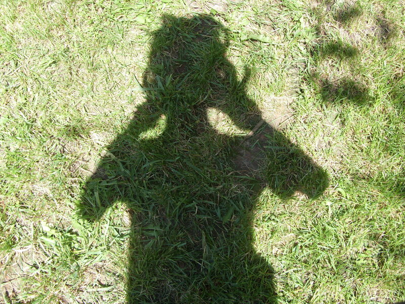 Shadow of Person on Grass