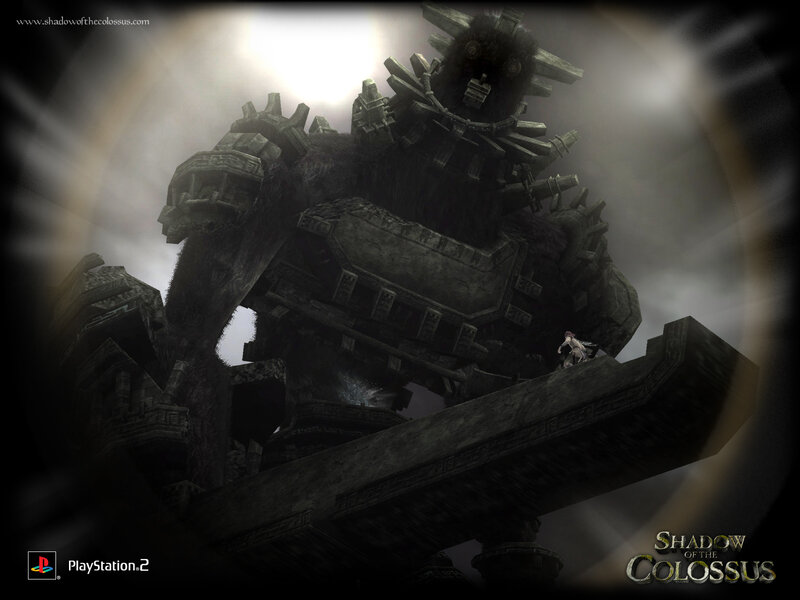 Shadow of the Colossus game art