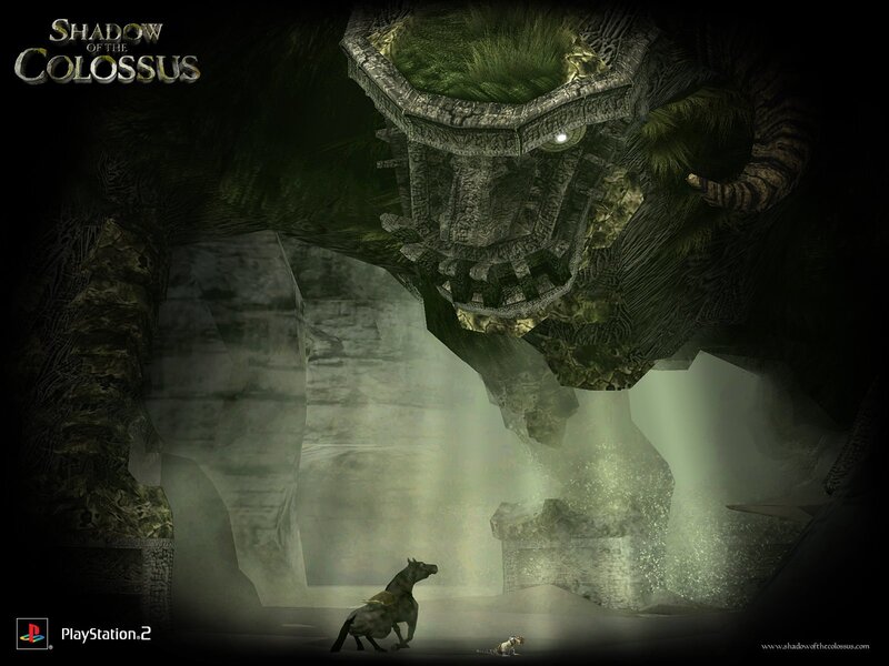 Shadow of the Colossus game art