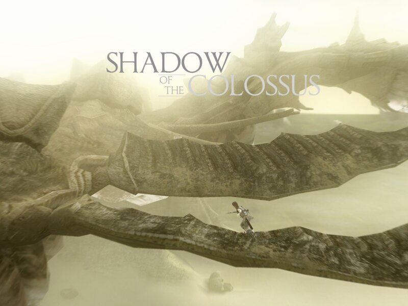 Shadow of the Colossus game art