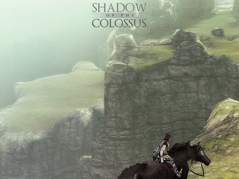 Shadow of the Colossus game scene