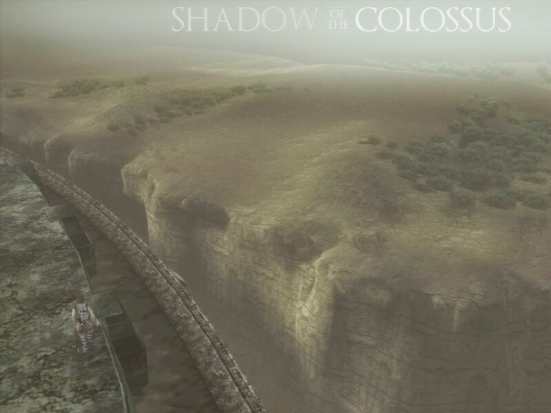 Shadow of the Colossus game scene