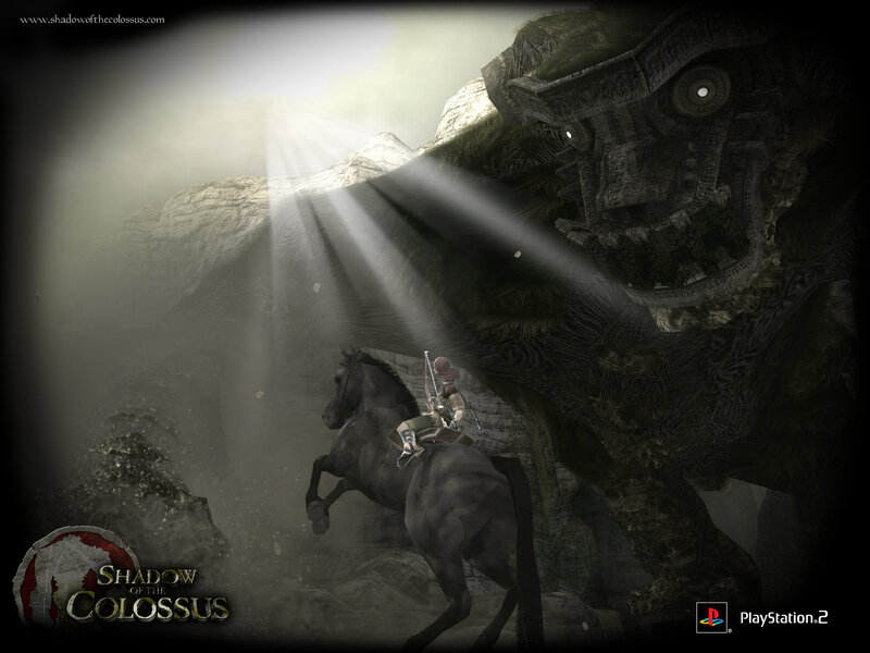 Shadow of the Colossus gameplay scene