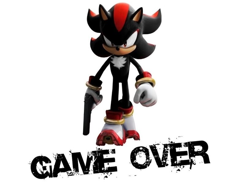 Shadow the Hedgehog game over