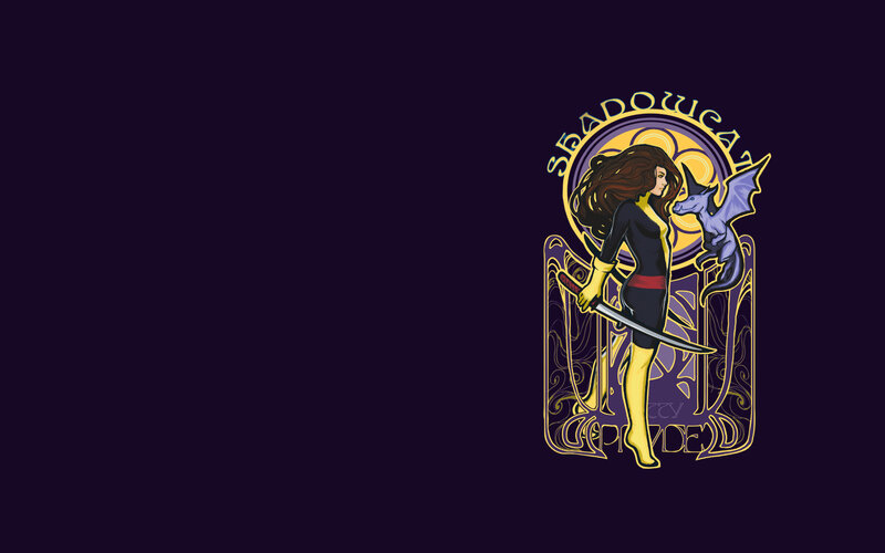 Shadowcat and her dragon