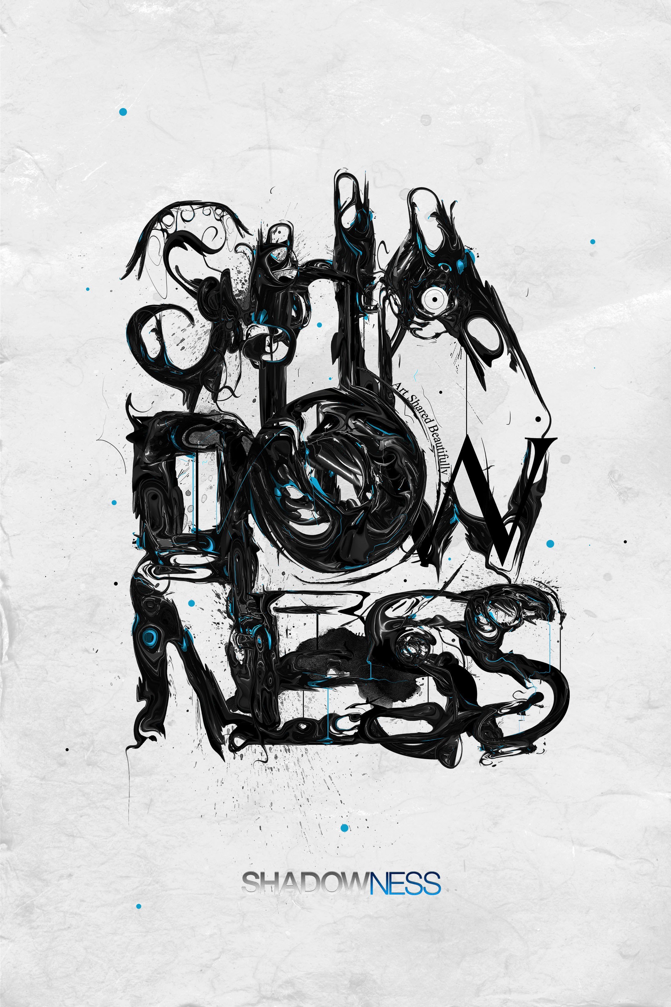 Shadowness abstract art