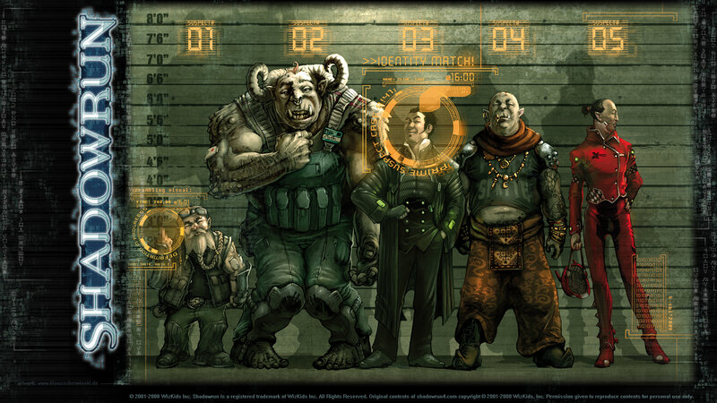 Shadowrun character lineup