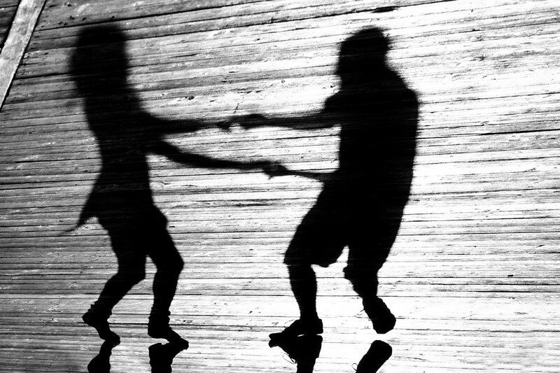 Shadows of Two Dancers