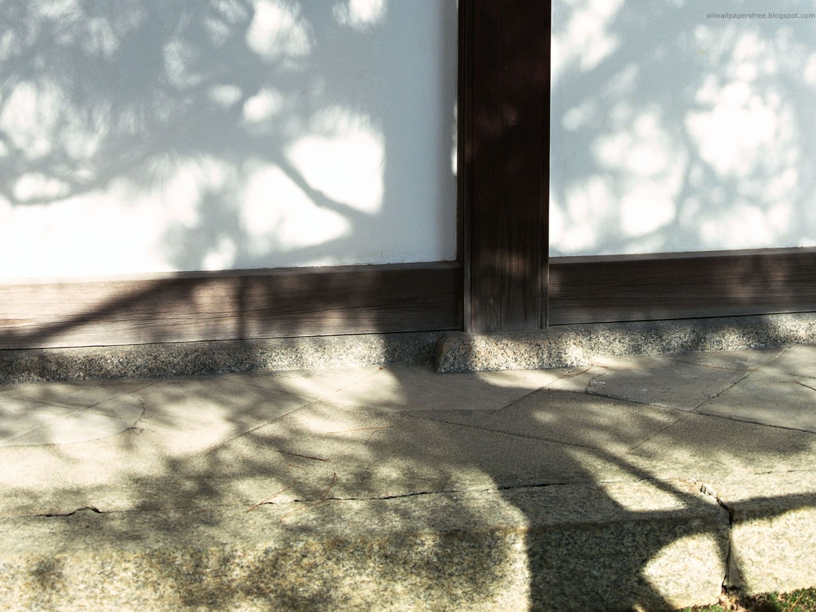 Shadows on a traditional wall