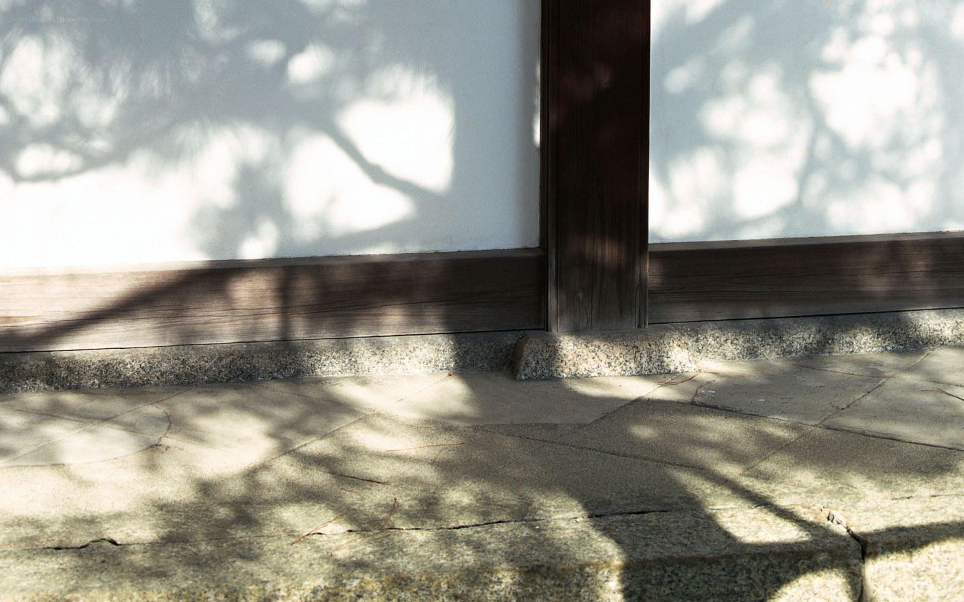 Shadows on a traditional wall