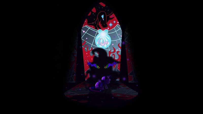 Shadowy Figure in Dark Room