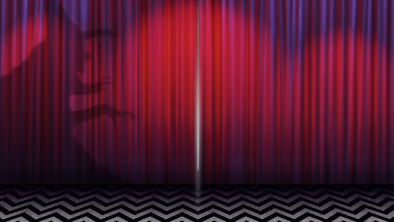 Shadowy Figure on Curtain